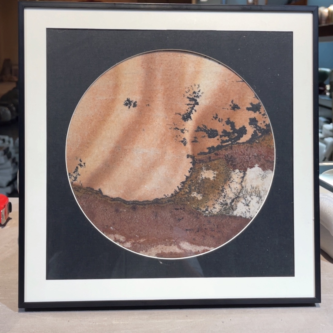 彩石三峡清江画面石