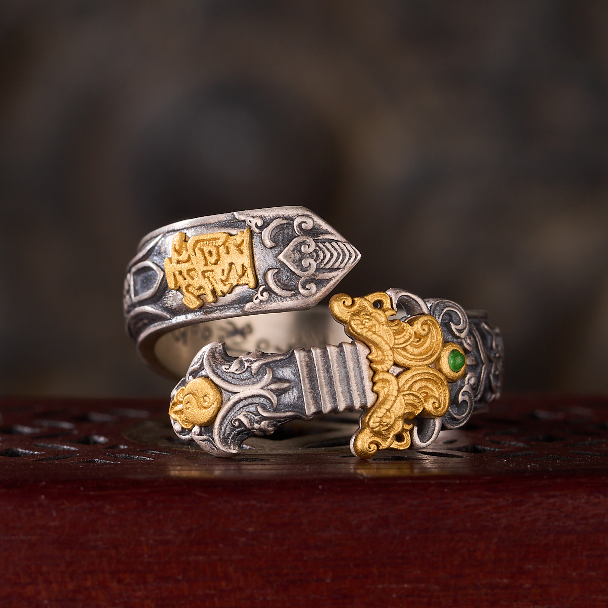 925银戒指 云丹拉姆丨天S剑戒指多样性发其一