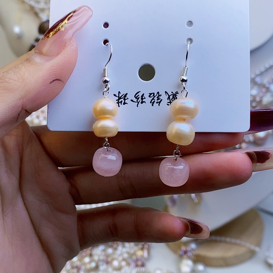 淡水珍珠颈饰银S925镶嵌