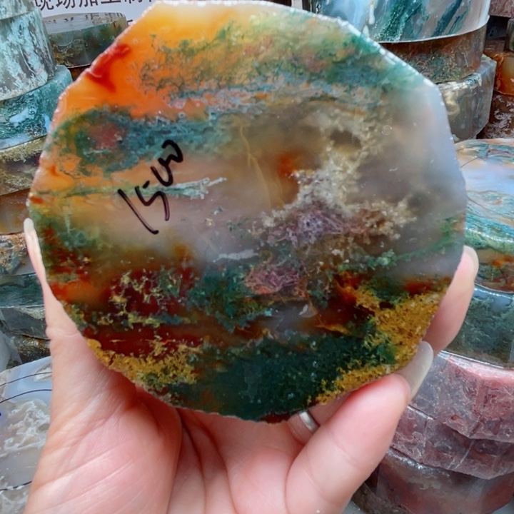 定制玛瑙小*定制水草玛瑙手镯