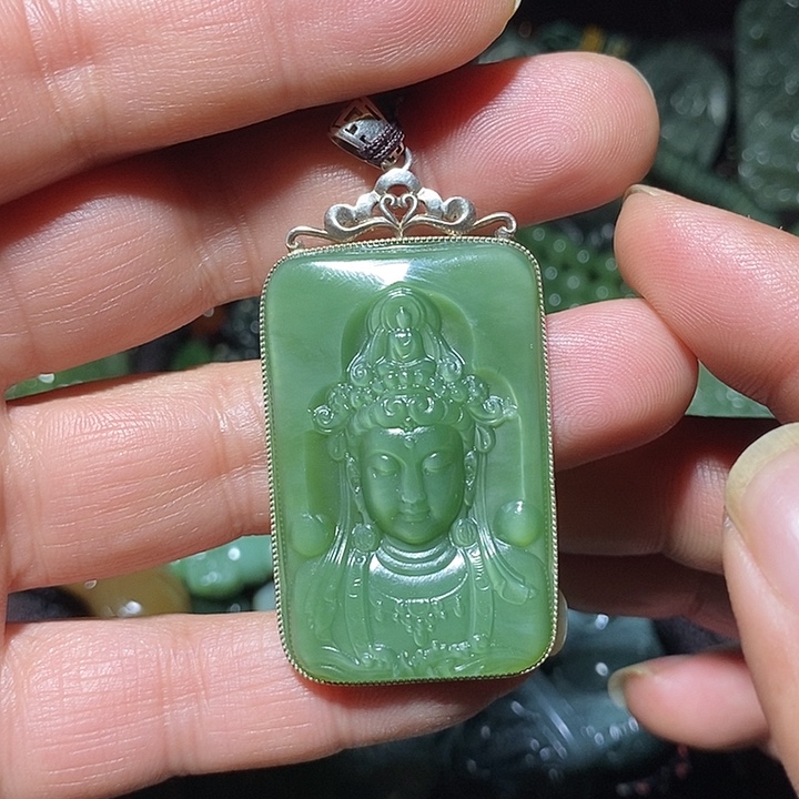 和田玉（糖玉）未镶嵌吊坠(不含链)