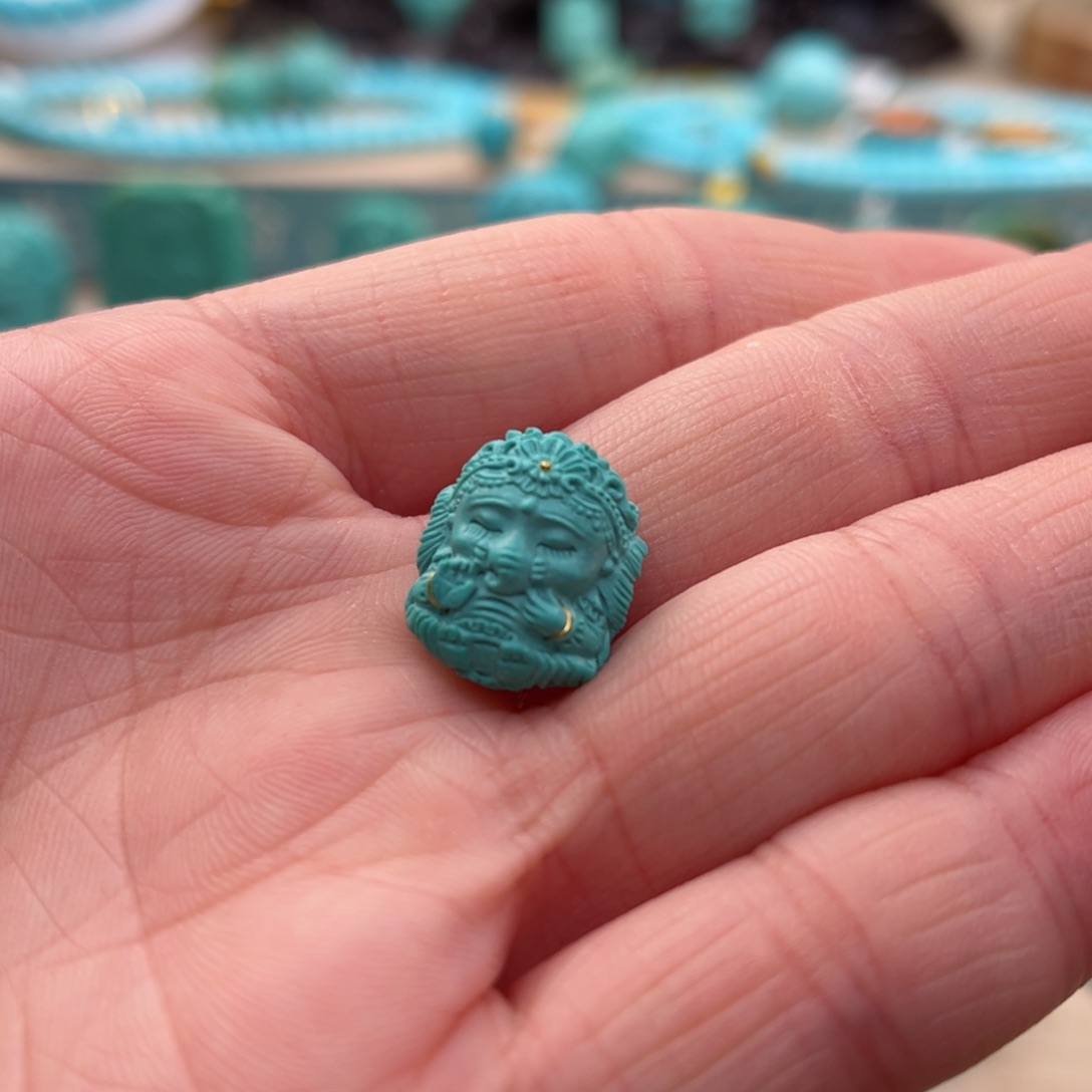 绿松石原矿绿松石未镶嵌