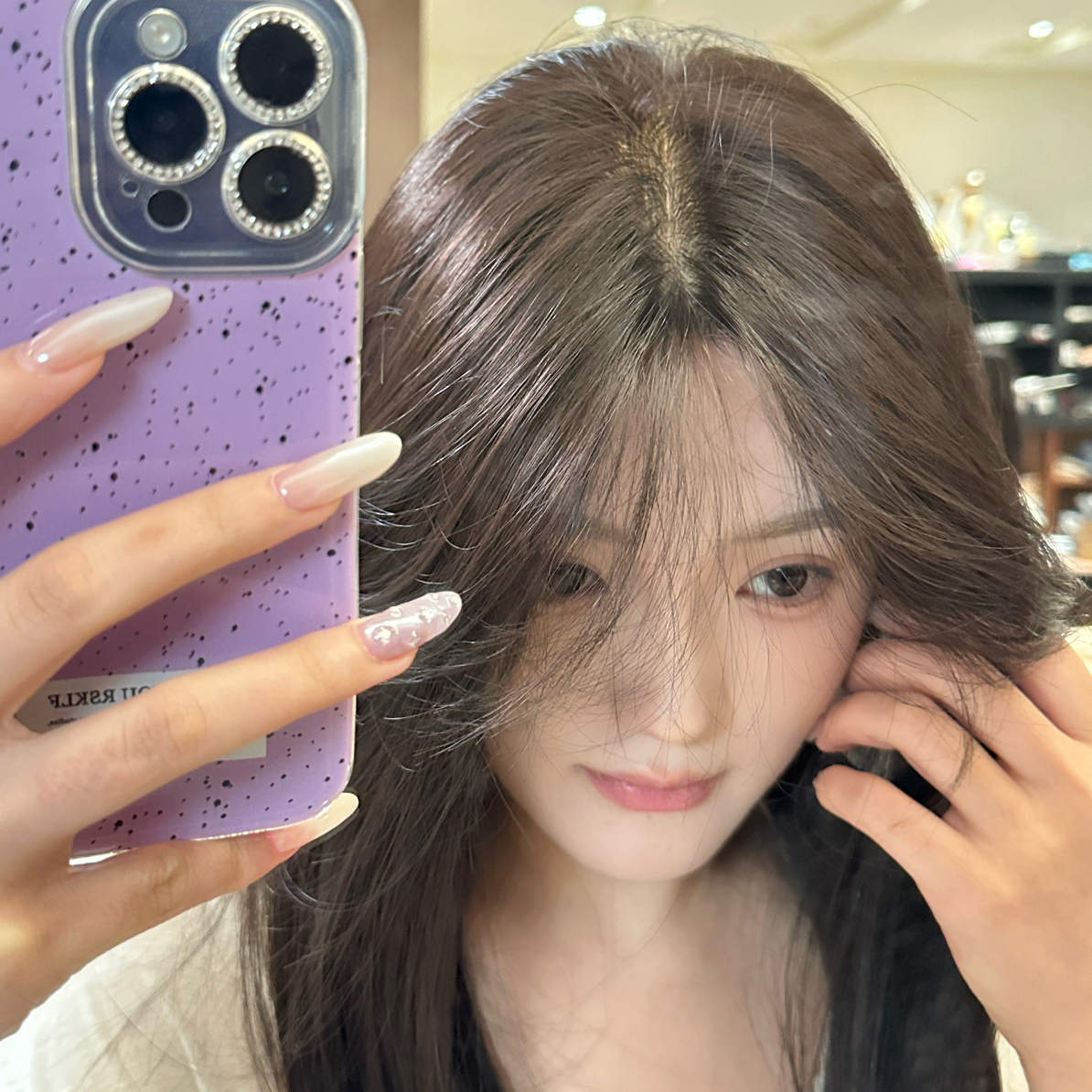 《赫本》Q仿递针头皮层次黑长直48cm