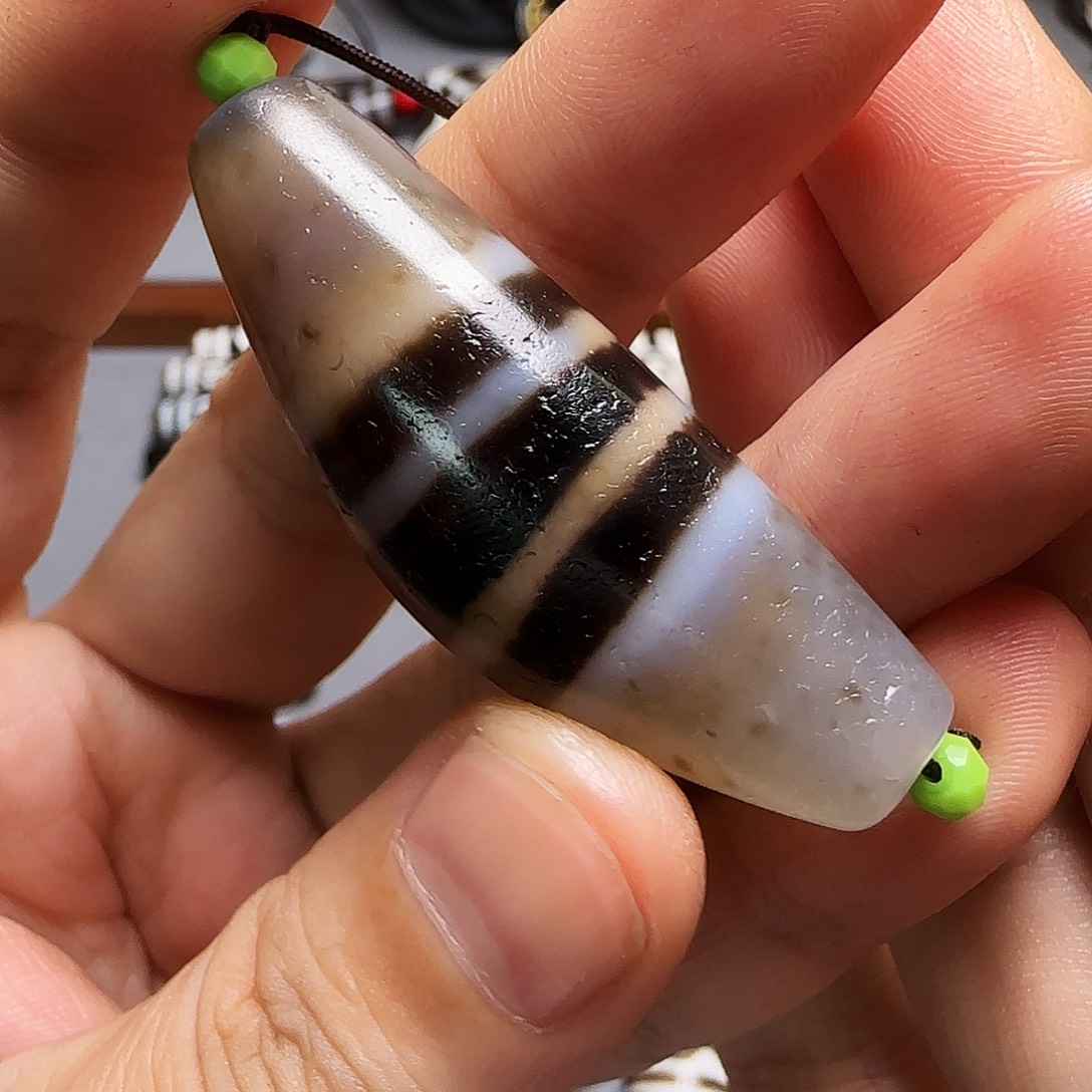 黑***哥玛瑙/玉髓未镶嵌颈饰