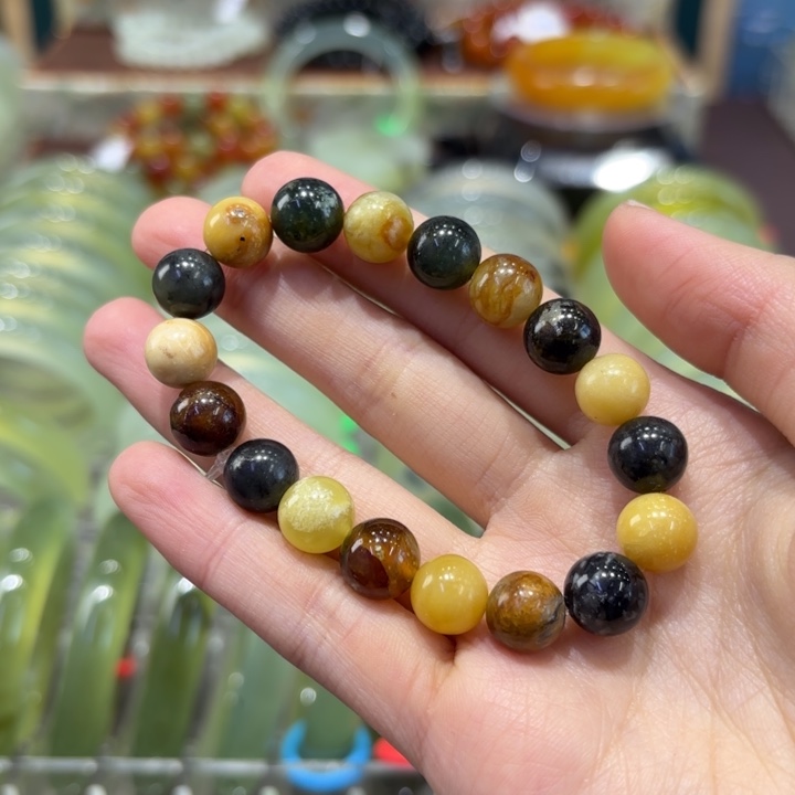 岫玉未镶嵌手镯天然