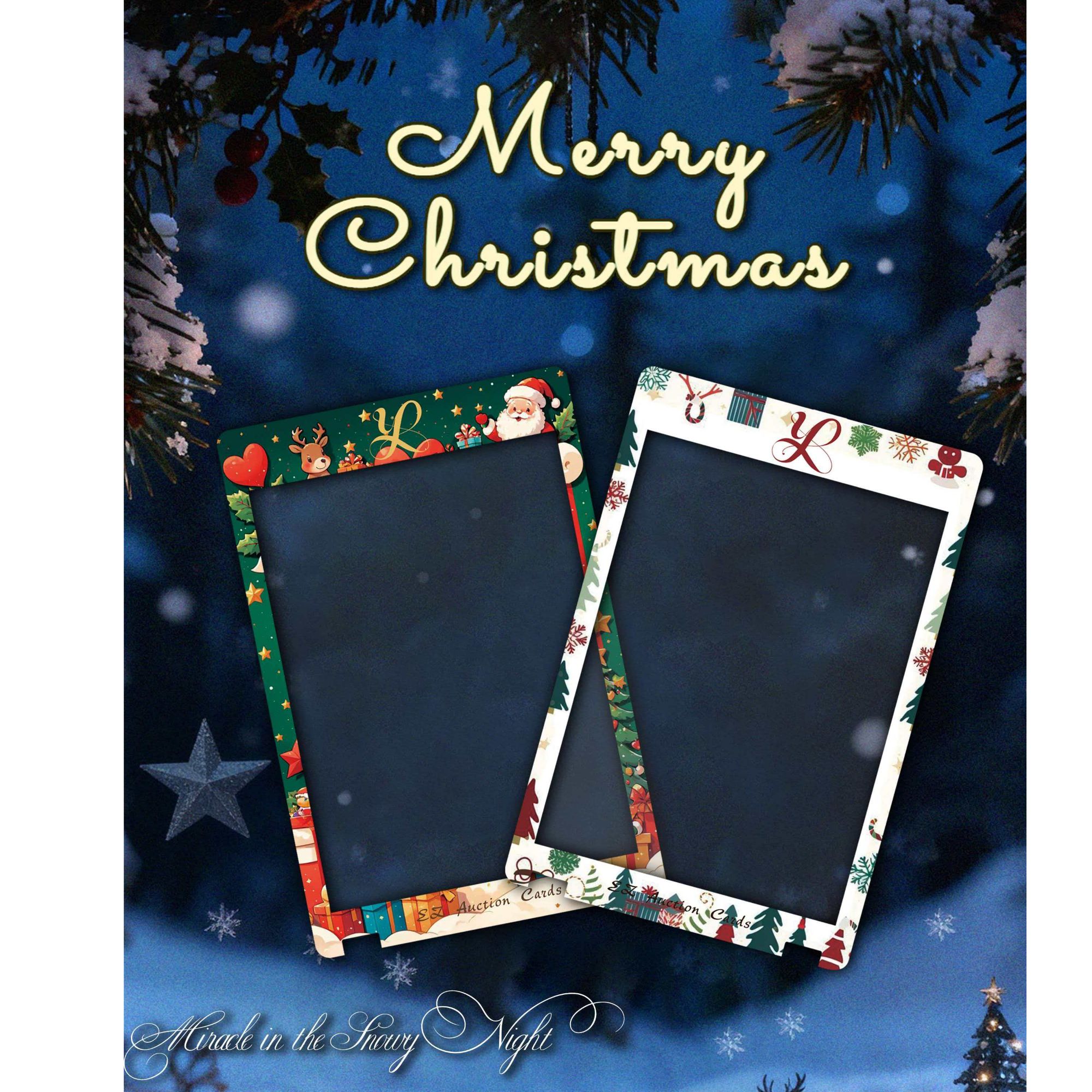 【易拍卡牌】圣诞限定卡砖 保护卡套 