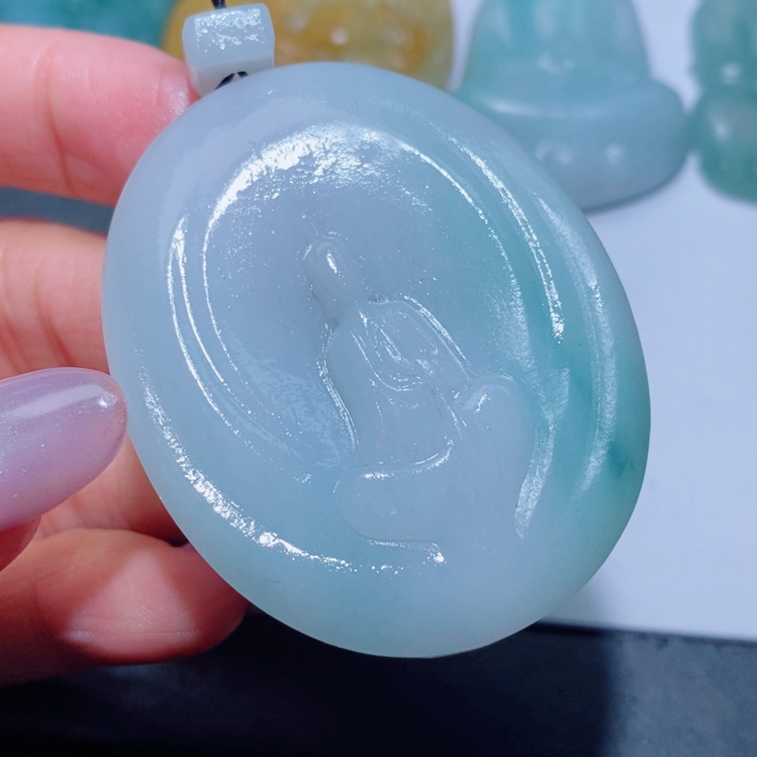 定制翡翠未镶嵌定制毛货翡翠挂件