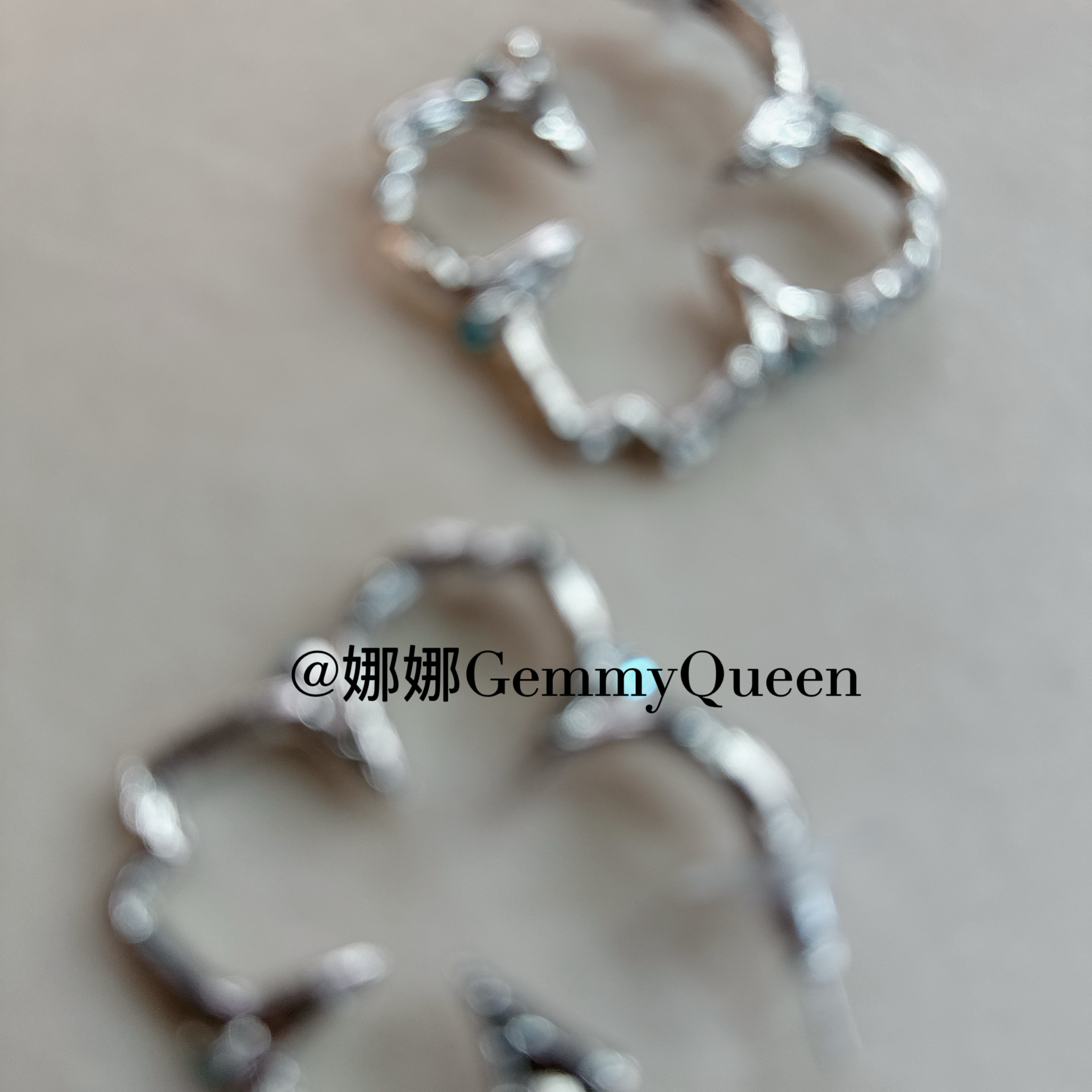 铜合金合成锆石耳饰 娜娜GemmyQueen耳环GQ08252