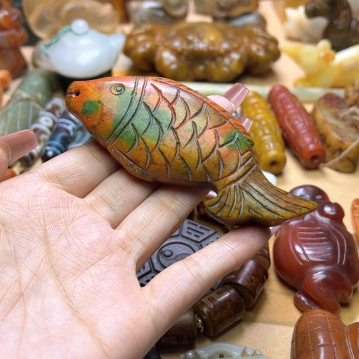 【闪购商品】蛇纹石玉颈饰未镶嵌