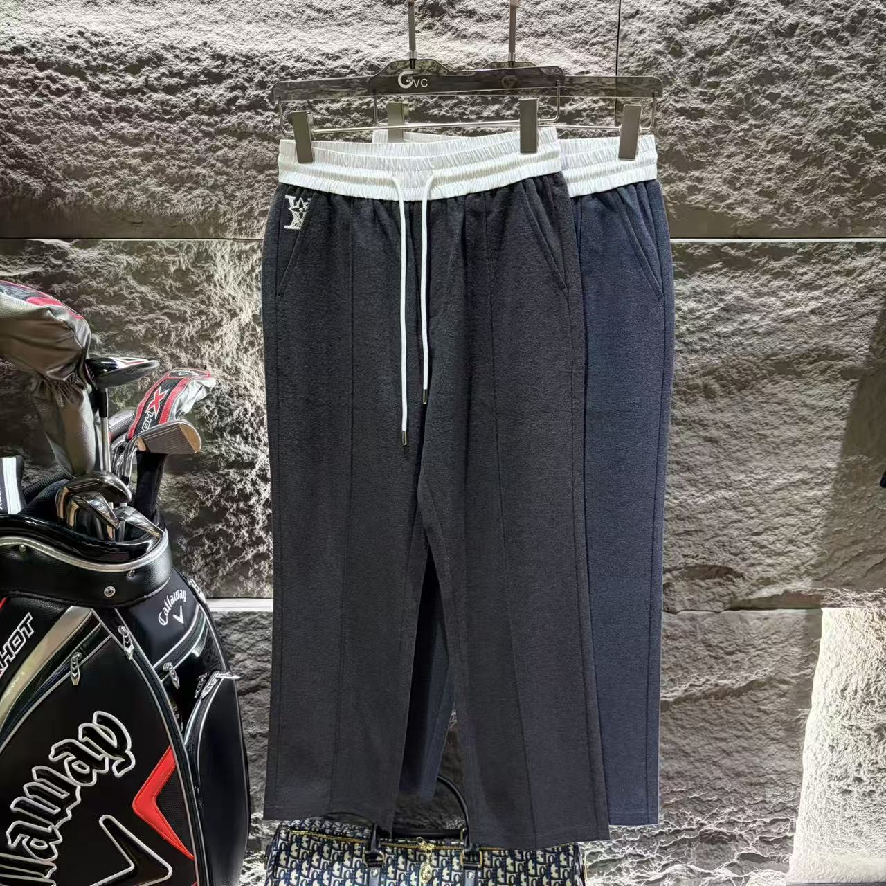 forepas.2025新款秋季重磅抽绳休闲裤长裤男女同款九专属 181