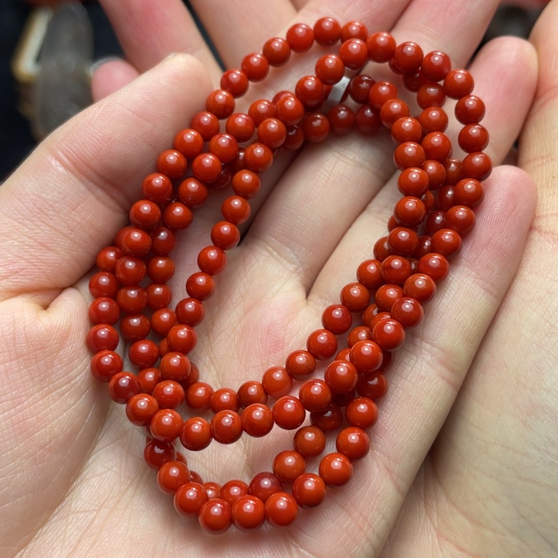 南红玛瑙颈饰未镶嵌