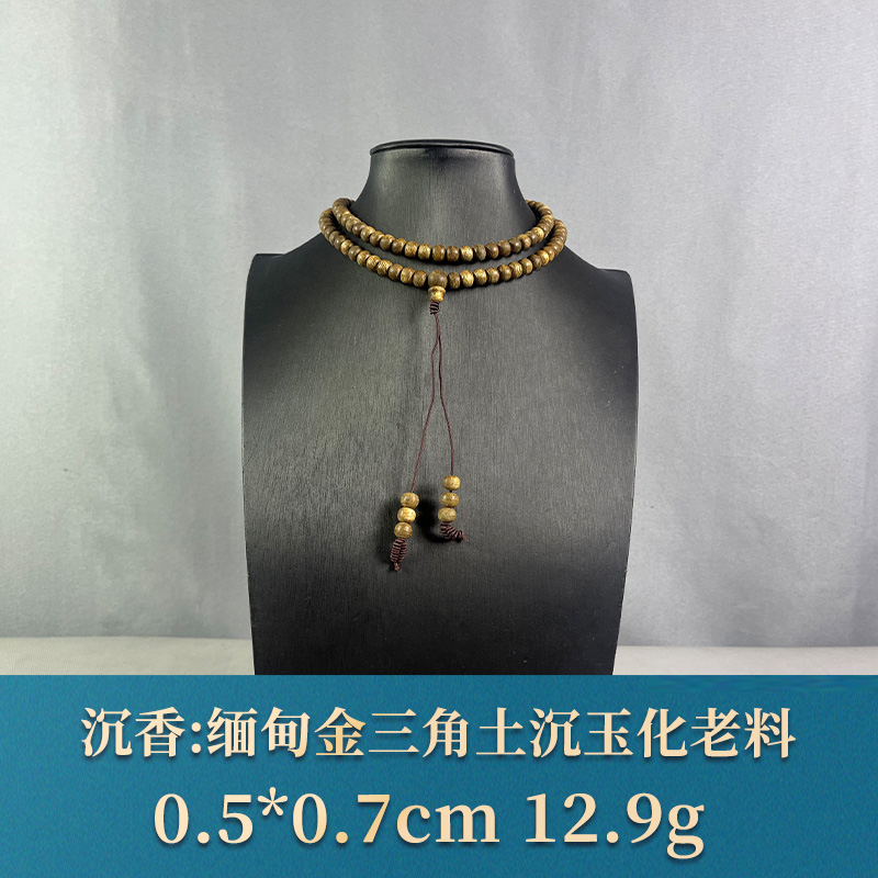 75455    缅甸金三角土沉玉化老料   沉香