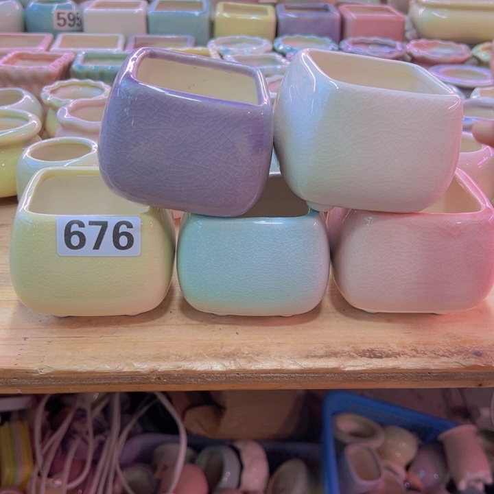 陶瓷花盆当场凑满12包邮