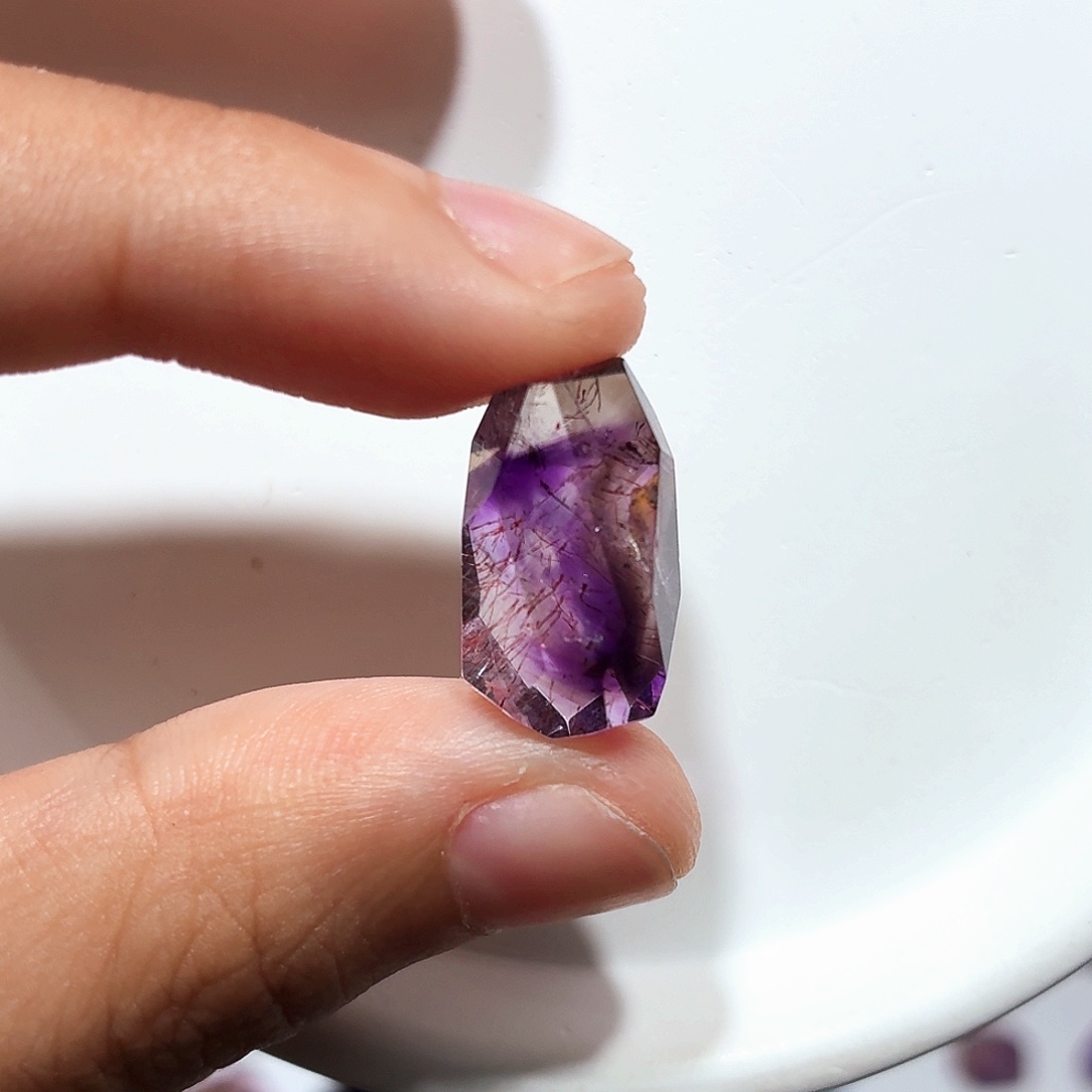 水晶珠宝半成品未镶嵌超七