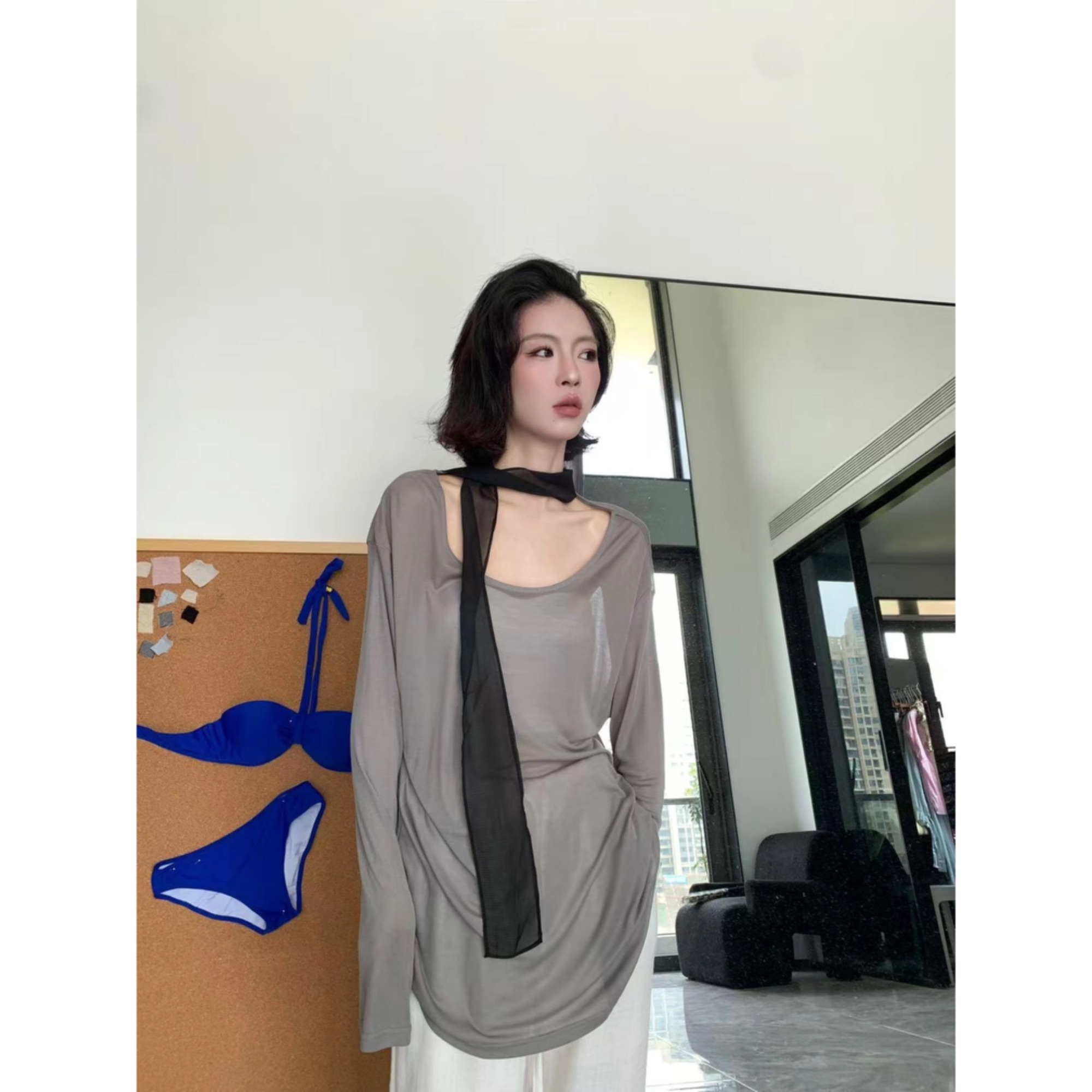 夏季新款断码捡漏.跑量款绑带防晒T恤 4475/11