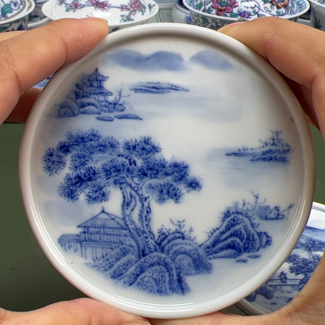 杯景德镇纯手绘茶具56