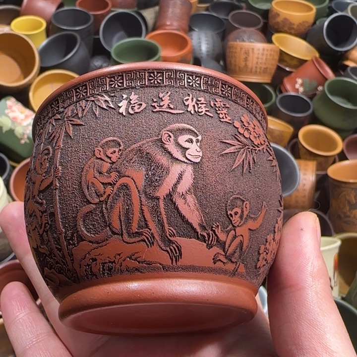 茶杯紫砂全手工紫砂