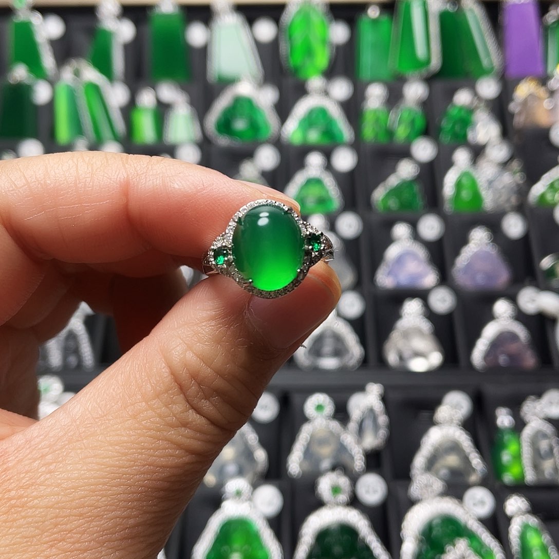 玛瑙/玉髓合金戒指