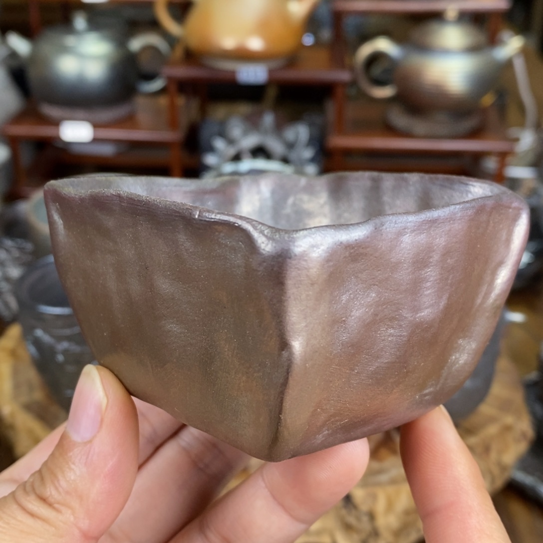 建水紫陶，柴烧茶器，新春大漏