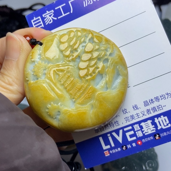 翡翠颈饰未镶嵌翡翠