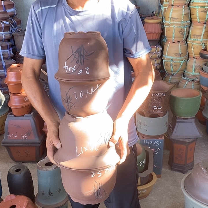 紫砂花盆紫砂花盆