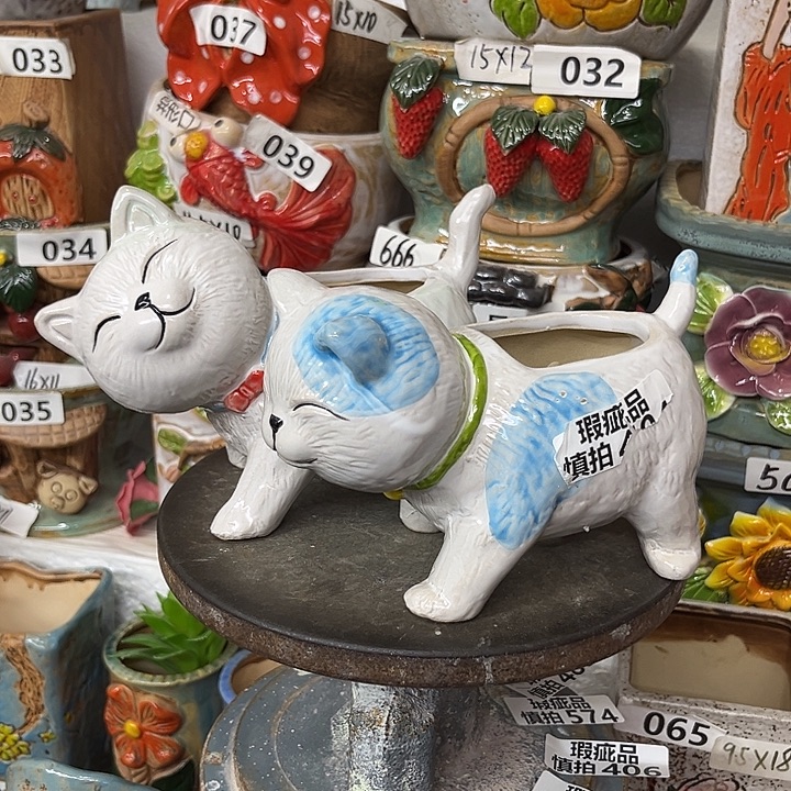 粗陶材质多肉花盆