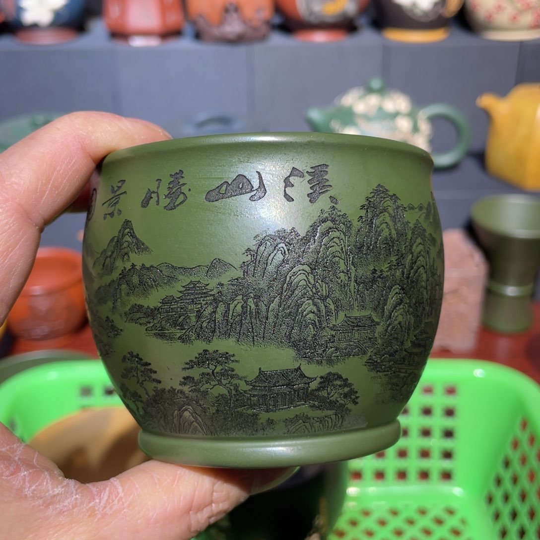 原矿紫砂手工主人杯