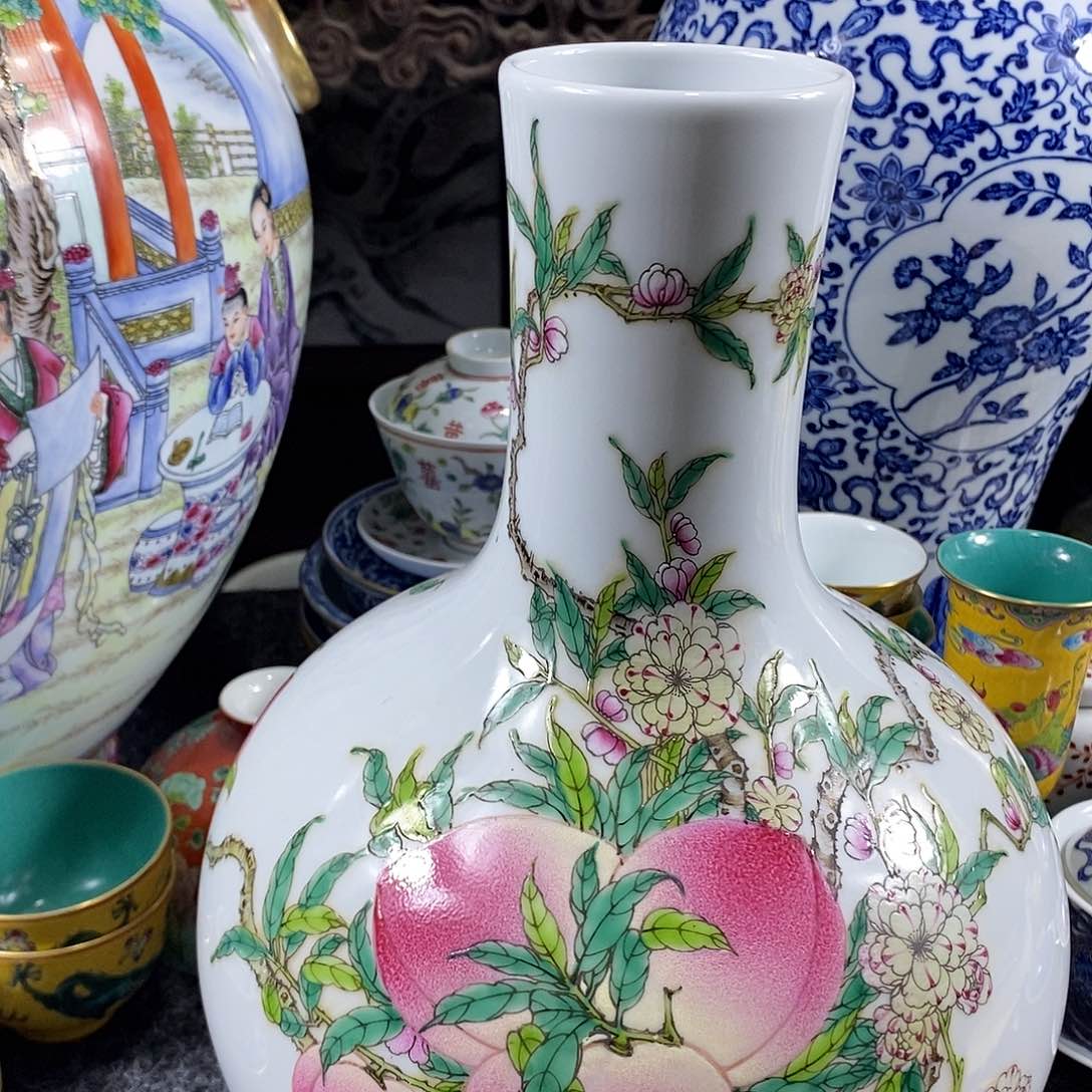 手工手绘陶瓷摆件工艺品用****0