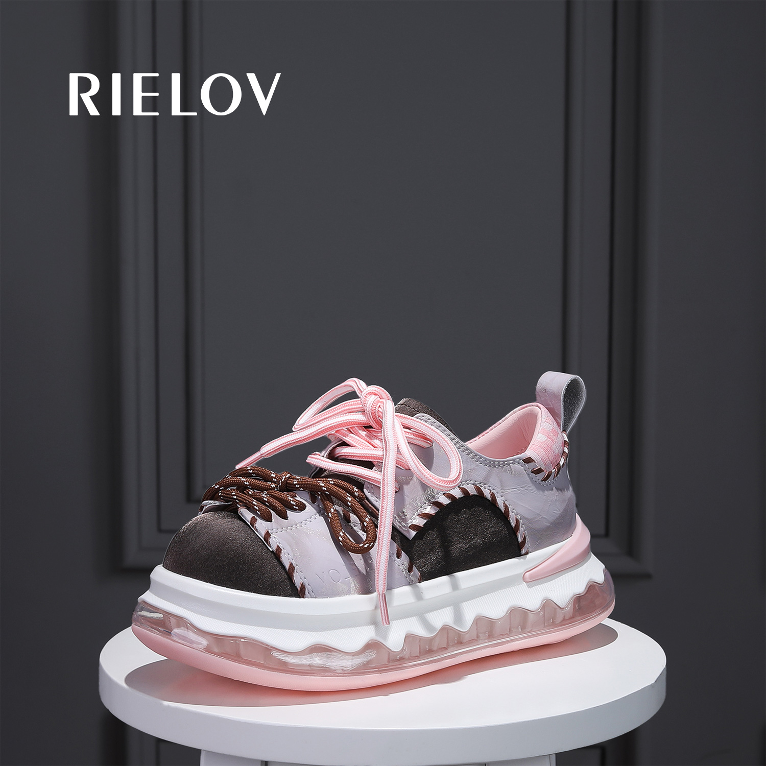 【RIELOV●奥利奥】增高6cm时尚潮流百搭女士休闲鞋  2069-7