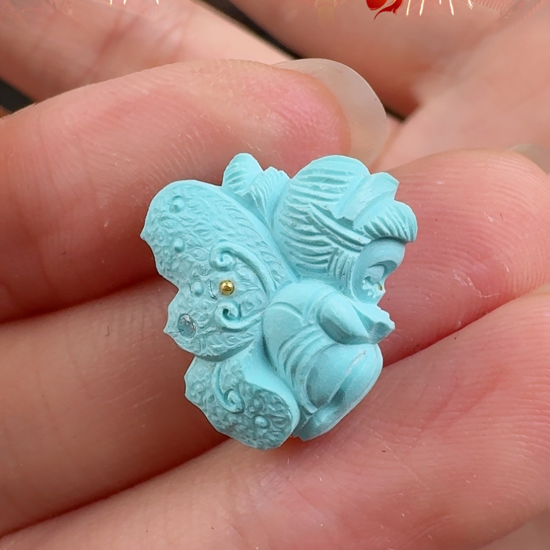 绿松石珠宝奇石未镶嵌