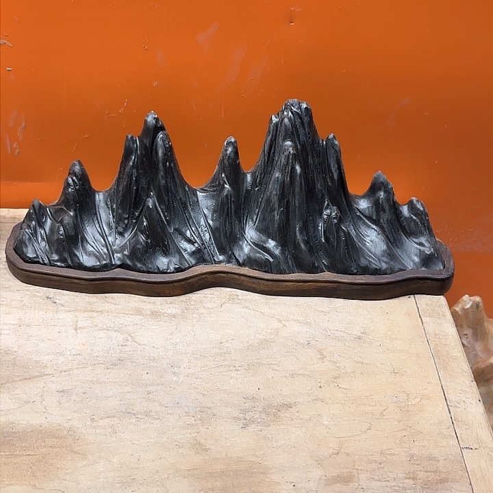 茶宠人***@奇石茶宠鱼缸文房摆件 