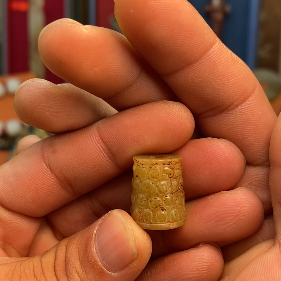 和田玉佩饰未镶嵌自*