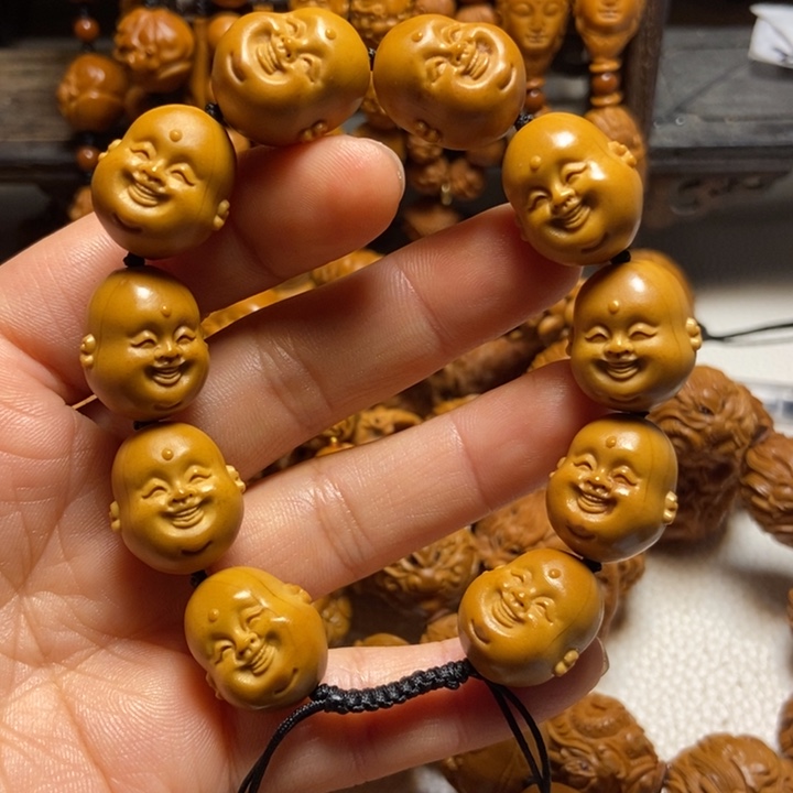 【闪购商品】橄榄核手串/手链十分开心1.7