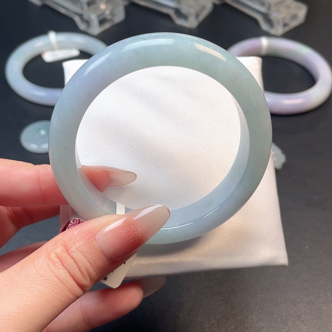 翡翠未镶嵌手镯017.53.5