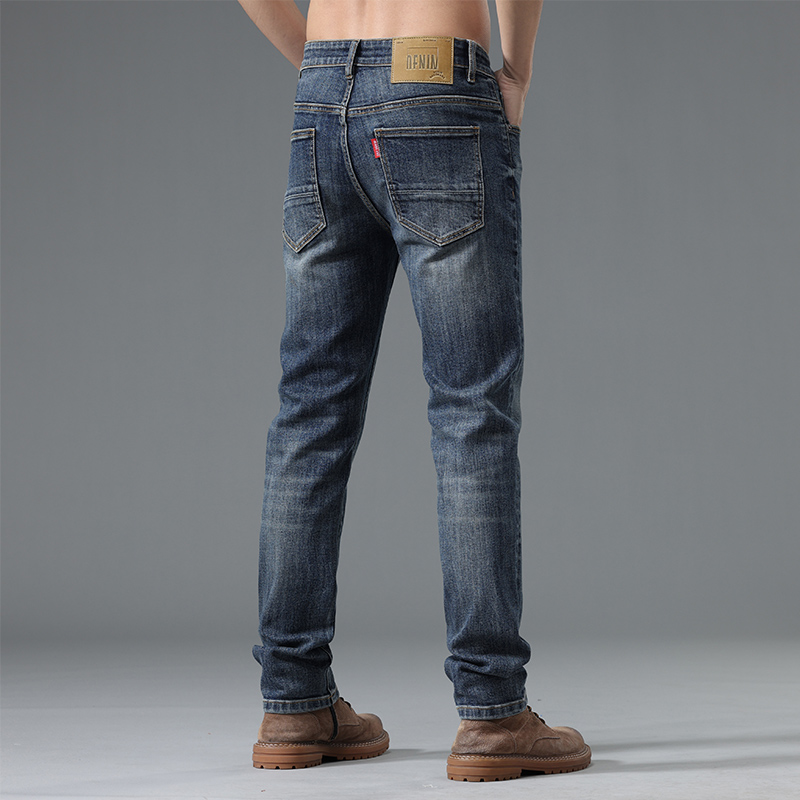 默认微瑕介意勿拍 高品复古修身直筒男士牛仔裤过款