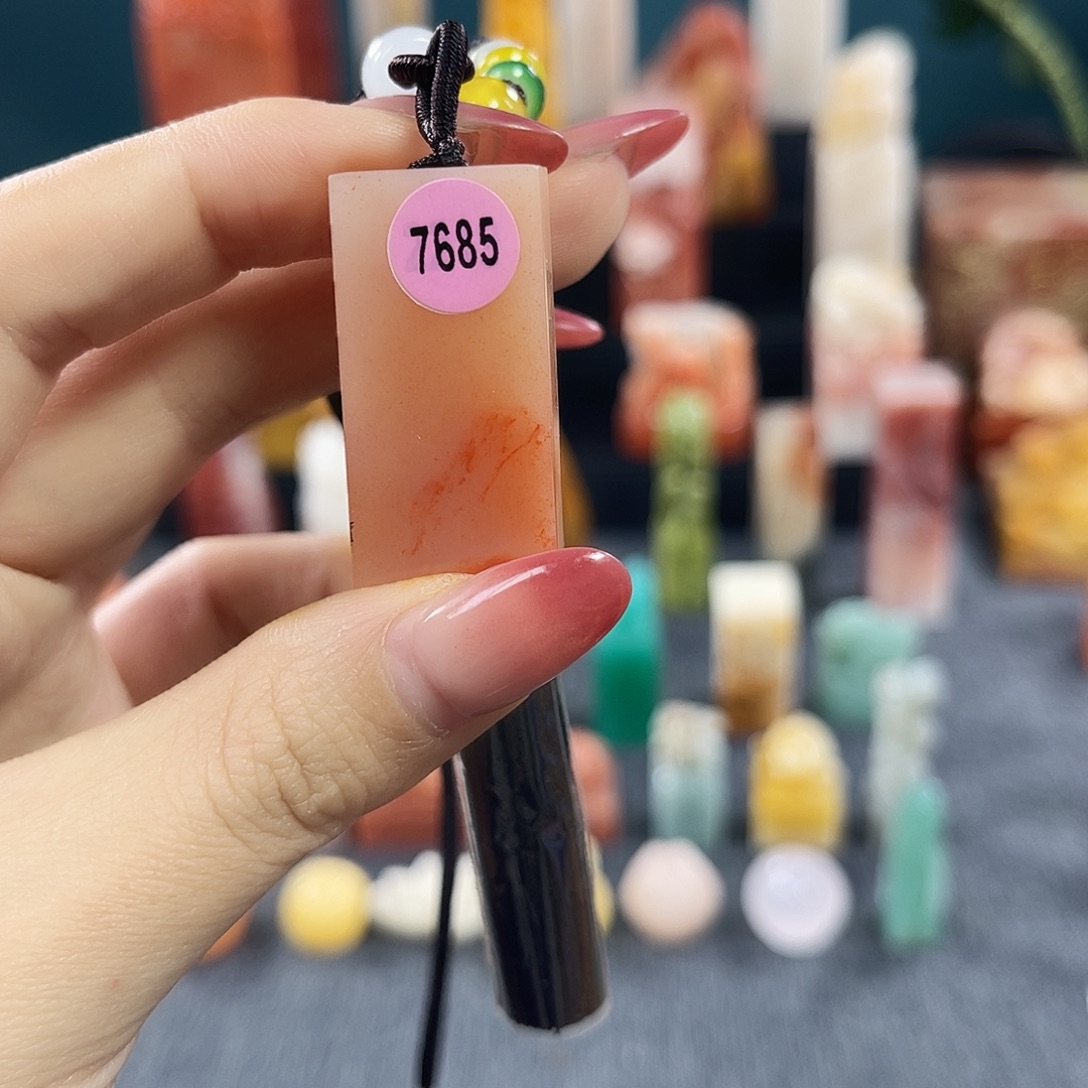 印石昌化石7685包邮包刻