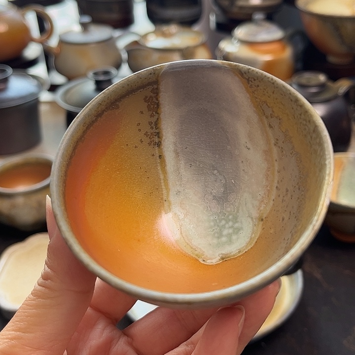 茶盏柴烧茶具柴烧茶具