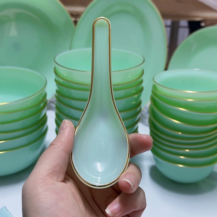 景德镇高端瓷器小汤勺6个