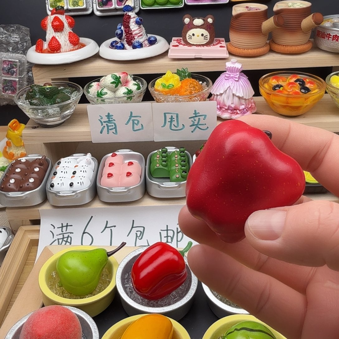 合成树脂食玩冰箱贴 凭开箱视频售后
