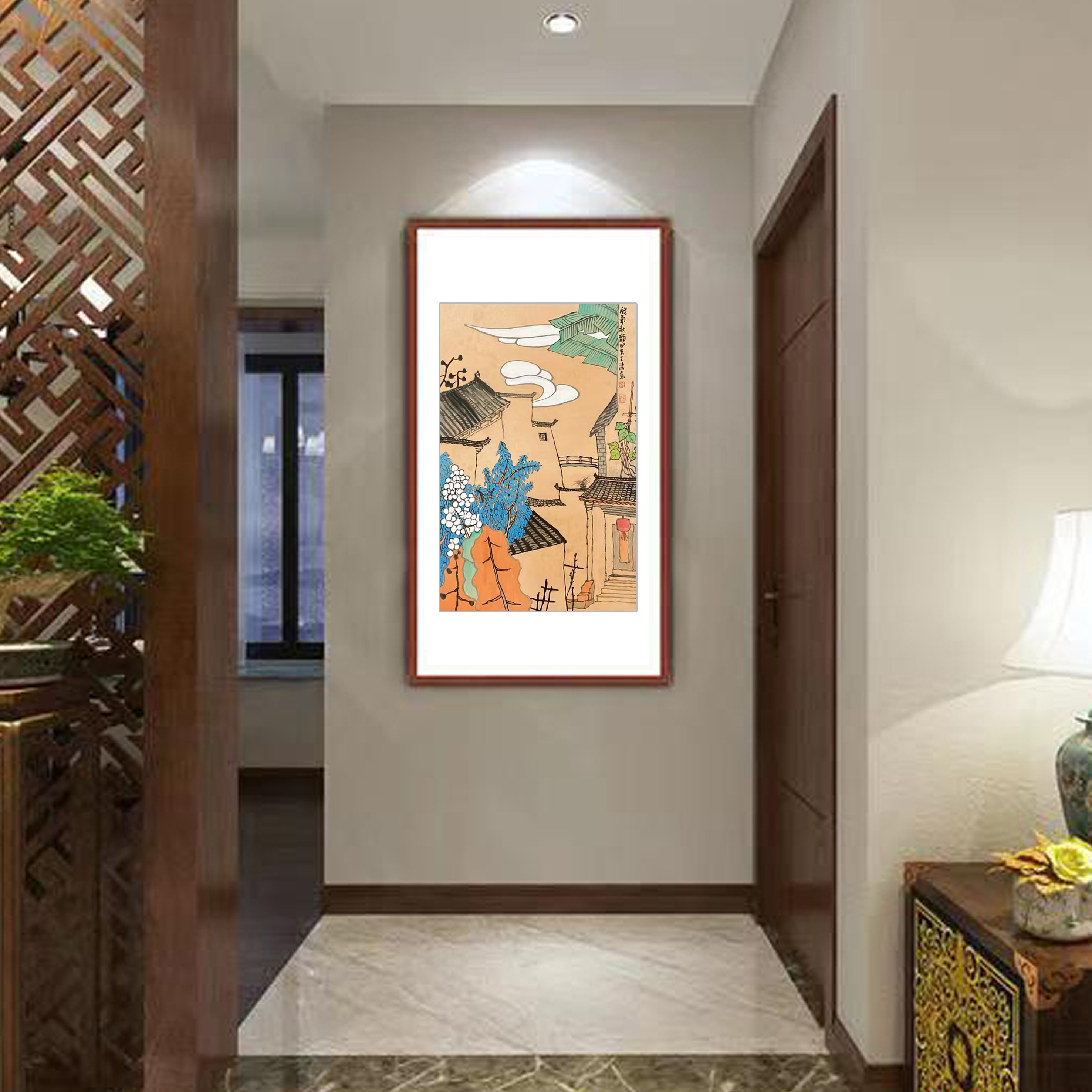 王涛老师写意山水画