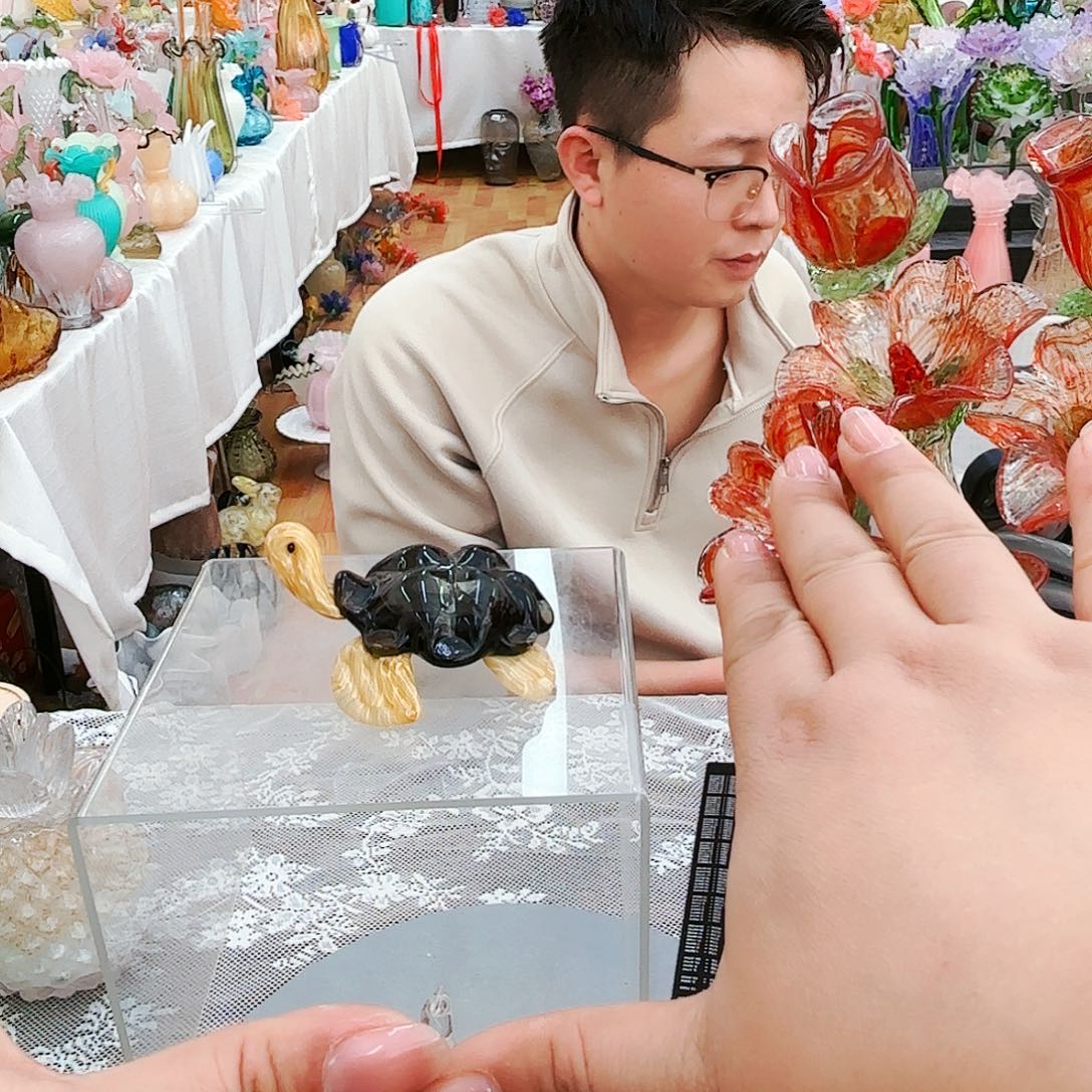福利不退不换琉璃花瓶艺术品