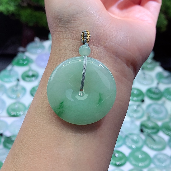 颈饰未镶嵌翡翠4尺寸34.6*6.0