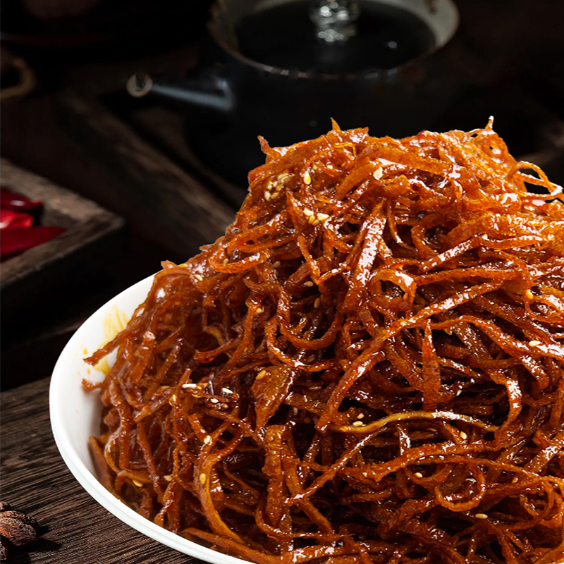 麻辣灯影豆干丝豆腐干零食冷吃素豆干重庆特产即食熟食菜