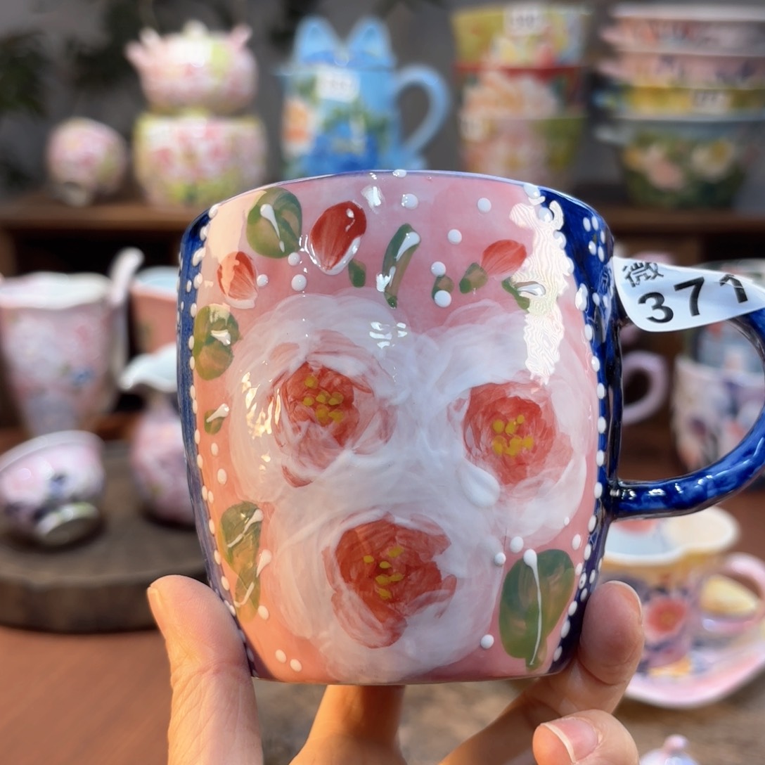 果****娜景德镇手绘高温釉下彩陶瓷茶具