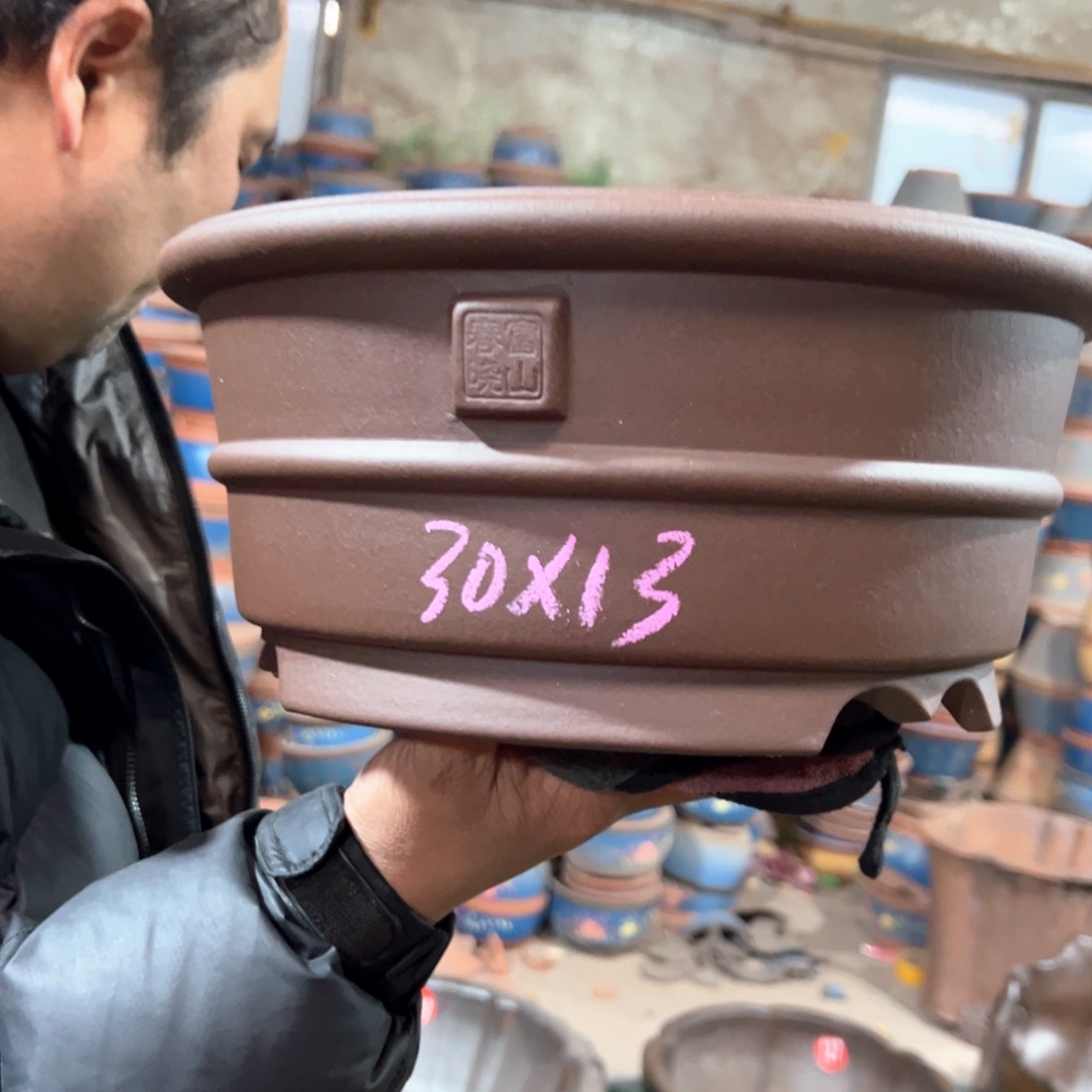 紫砂花盆紫砂花盆