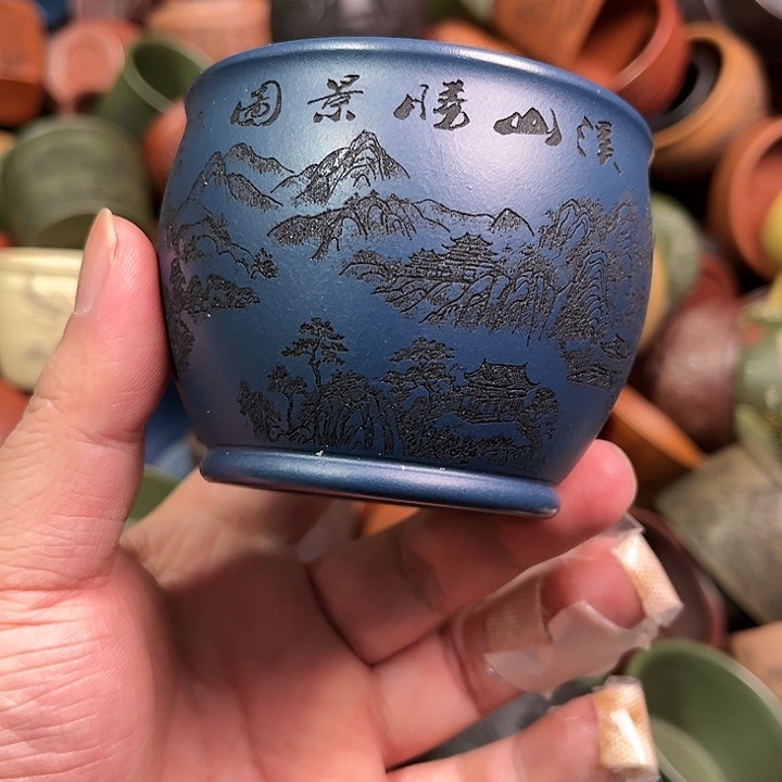 紫砂茶杯全手工紫砂主人杯