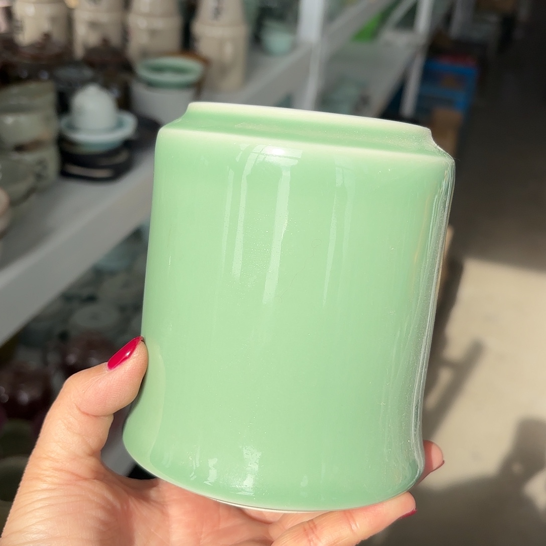 龙泉云间青瓷小米茶器