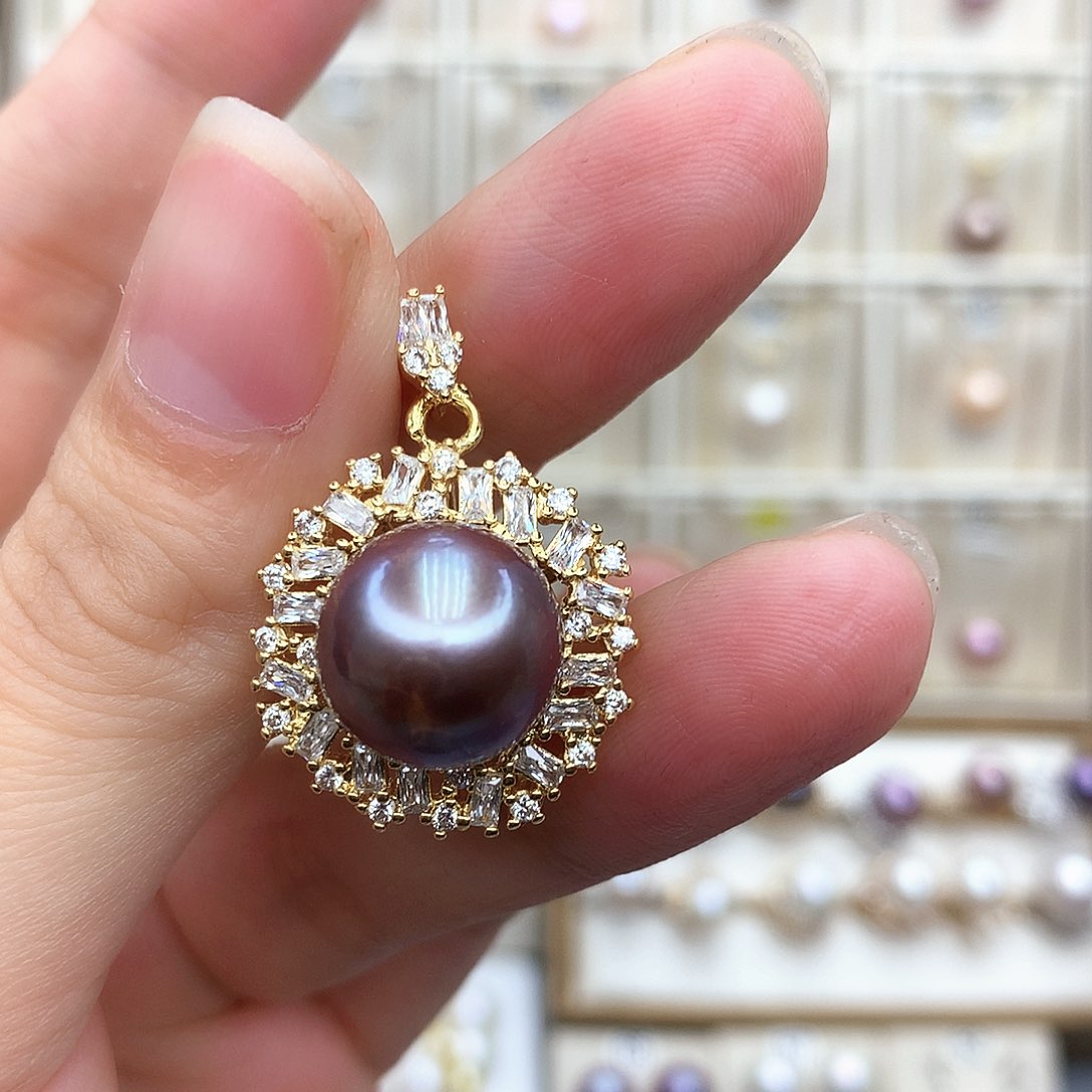 淡水珍珠颈饰合金