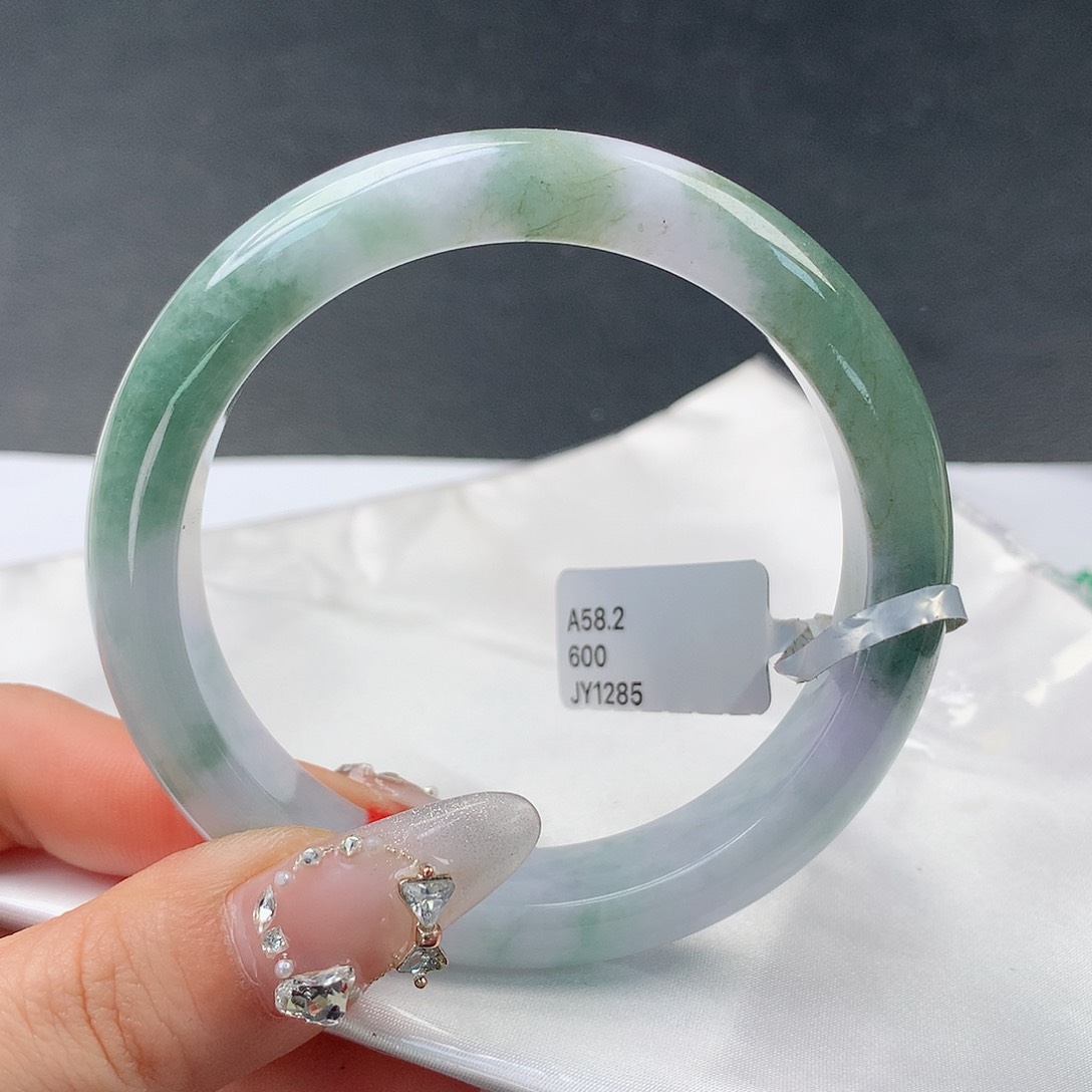 翡翠手镯未镶嵌40正58.6