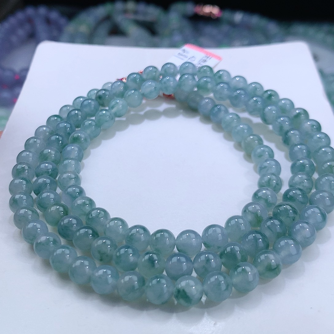 翡翠手链未镶嵌卡6